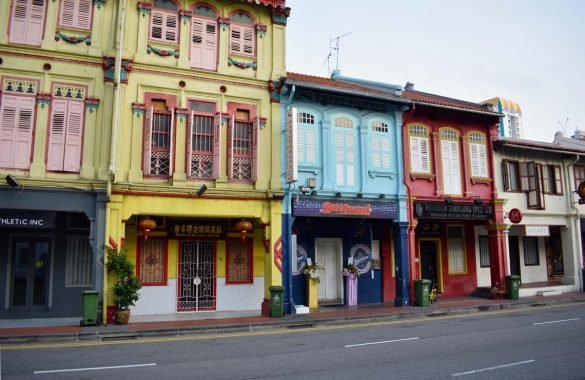 photo of colourful structures in Tanjong Pagar