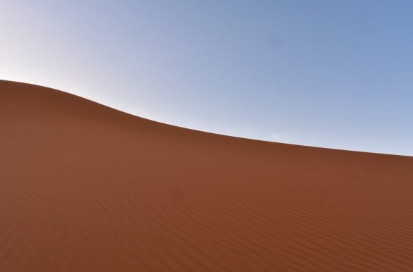 Sand Dunes – Sahara Desert, Morocco minimal desert and sky picture at sahara