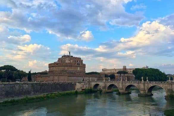 Castel Sant’Angelo – Rome, Italy Sky and reflection of Castel Sant'Angelo on the river - Rome, Italy